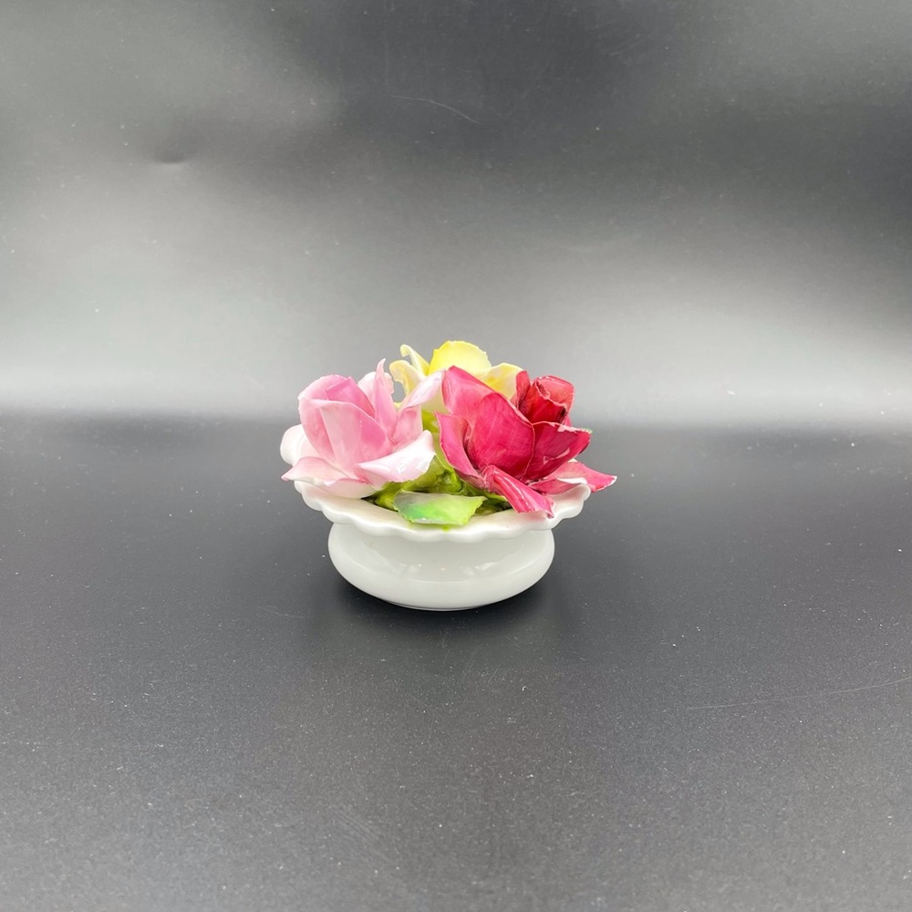 Vintage Crown Staffs England Fine Bone China Rose Bouquet